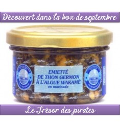 Emietté de Thon Germon à l'Algue Wakamé La Compagnie Bretonne du Poisson