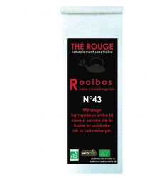 THE ROUGE BIO N°43 - ROOIBOS FRAISE-CANNEBERGE 